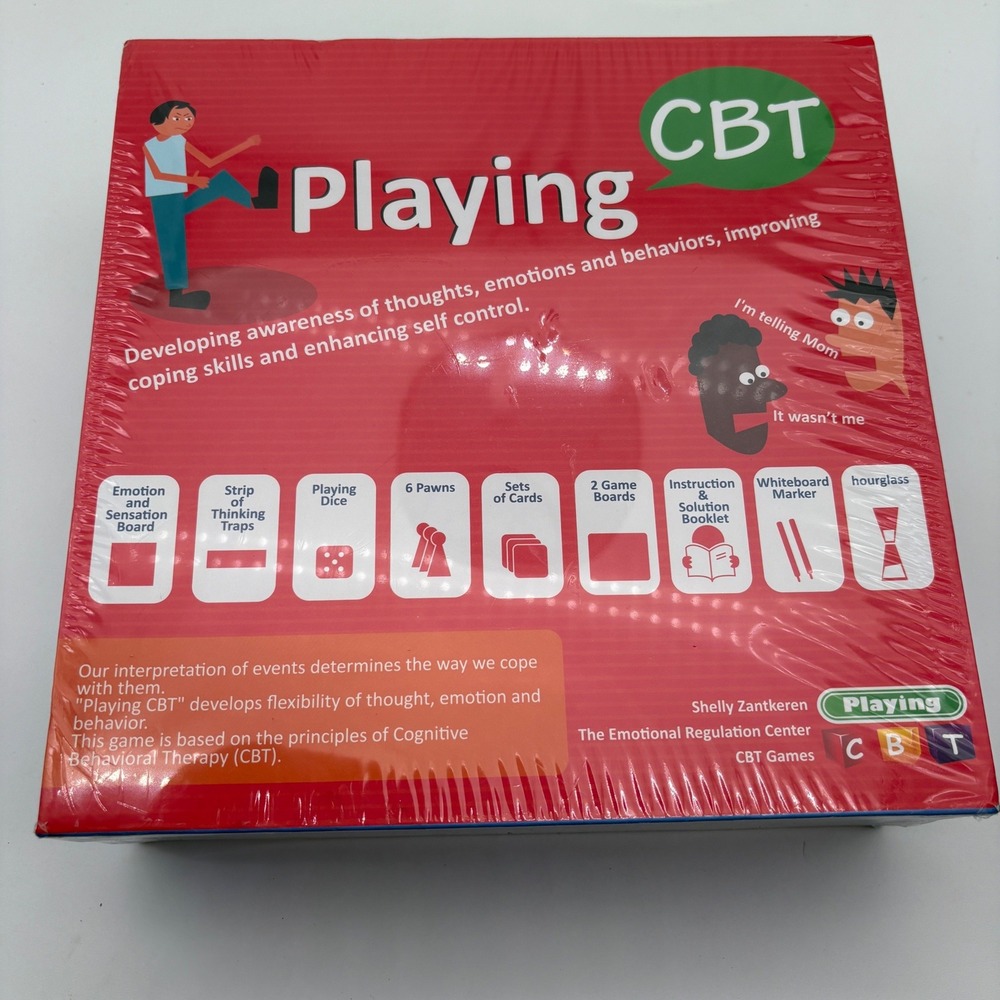 Playing CBT Board Game Shelly Zantkeren Cognitive Behavioral Therapy New Sealed